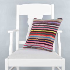 Traditional Pattern Hand Woven Pillow - 40x40 - Colorful Decorative Pillows & Blankets, Wool Decorative Pillows & Blankets