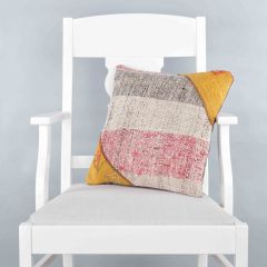 Traditional Pattern Hand Woven Pillow - 40x40 - Colorful Decorative Pillows & Blankets, Wool Decorative Pillows & Blankets