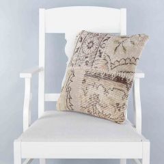 Orange Hand Woven PATCHWORK throw pillow - 45x45 - Orange Pillows, Wool Pillows