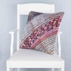 Modern Classical Rug Patterned Hand Woven Cushion   - 50x50 - Colorful Pillows, Wool Pillows