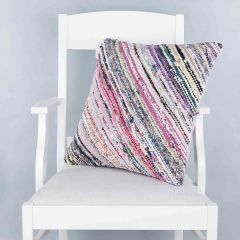 Modern Classical Rug Patterned Hand Woven Cushion   - 50x50 - Colorful Pillows, Wool Pillows