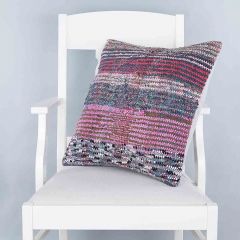 Modern Classical Rug Patterned Hand Woven Cushion   - 50x50 - Colorful Pillows, Wool Pillows