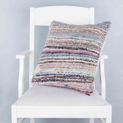 Modern Classical Rug Patterned Hand Woven Cushion   - 50x50 -  Pillows, Wool Pillows