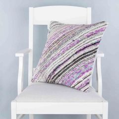 Modern Classical Rug Patterned Hand Woven Cushion   - 50x50 - Colorful Pillows, Wool Pillows