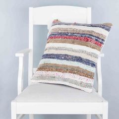 Modern Classical Rug Patterned Hand Woven Cushion   - 50x50 - Colorful Pillows, Wool Pillows