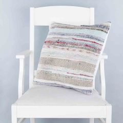 Modern Classical Rug Patterned Hand Woven Cushion   - 50x50 - Colorful Pillows, Wool Pillows