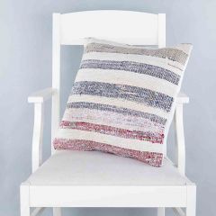 Modern Classical Rug Patterned Hand Woven Cushion   - 50x50 - Colorful Pillows, Wool Pillows