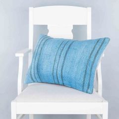 Rug Patterned Hand Woven Cushion  - 60x40 -  Pillows, Wool Pillows