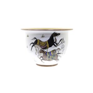 Porcelain Authentic Horse Pattern Flowerpot - 34x34 - Colorful Decors