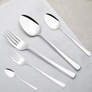Plain 60 Piece 12 Person Large Cutlery Set