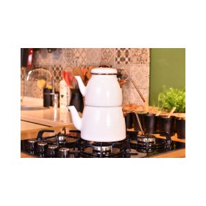 Teapot Set - 13x13 - White Teapots