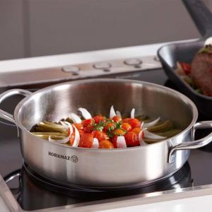 3 Piece Stainless Steel Non-Stick Cookware Set