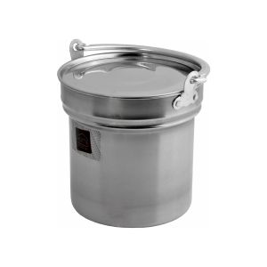 Stainless Steel Yogurt/Ice Bucket Large Size - 21x21 - Silver SERVING TOOLS, Stainless steel SERVING TOOLS