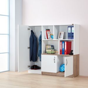 Office Bookcase with Storage Cabinet