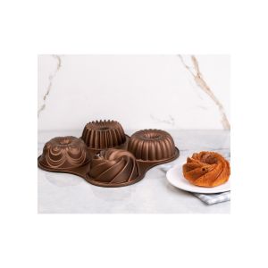 Oaks Lisa Galaxy Granite Cast Cake Mold Copper - 33x33 - Copper ROASTING PANS