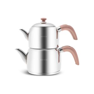 Mini Teapot Set - 13x13 - Silver Teapots