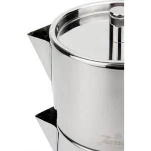 Jumbo Metalix Midi Full Metal Teapot - 14x22 - Silver Teapots, Stainless Steel Teapots