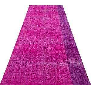 Real Hand Woven Antique Carpet - 500x125 - Pink Area Rugs, Wool Area Rugs