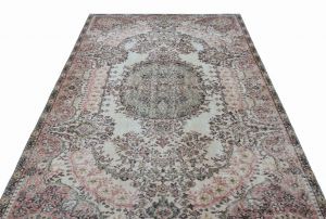 Special Vintage Tumbled Carpet - 265x176 - Beige Area Rugs, Wool Area Rugs