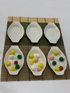 Porcelain Oval Handled Serving Platter, White Serving Dishes