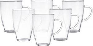 Termisil Glass Mug Cup 6 Pieces