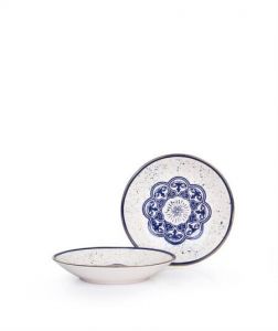Sapphire Pattern Gilded Dinner Plate 