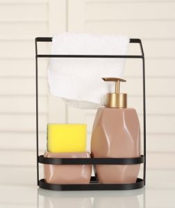 Sponge Holder Liquid Soap Dispenser Powder