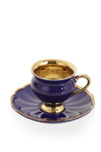 Porcelain Coffee Cup Set Navy Blue