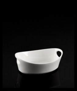 Porcelain oval Bowl - 17.4 Cm