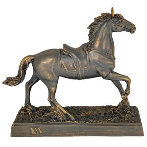 Polyester Running Horse Antique Tumbled Color