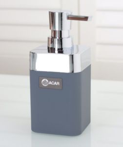Square Liquid Soap Dispenser Anthracite