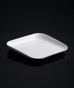 Porcelain Plate - 25 cm - White Serving Dishes