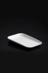 Porcelain Plate - White Serving Dishes - 25 cm