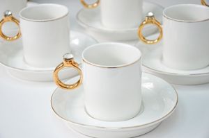 Diamond Coffee Cup Set