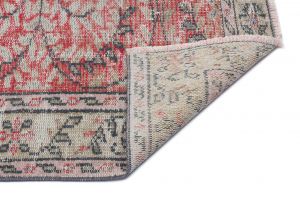 Antique Hand Woven Vintage Carpet - 264x158 - Colorful Area Rugs, Wool Area Rugs