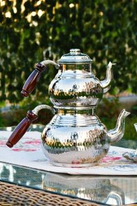 Forged Copper Teapot - 15x15 - Silver Teapots, Copper|Metal Teapots