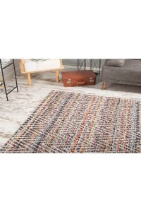 Colorful Polyester Woven Rug 230 x 230 cm