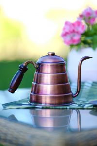 Copper Slice Teapot 900ml - Grey Teapots