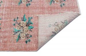 Special Vintage Tumbled Carpet - 257x164 - Pink Area Rugs, Wool Area Rugs