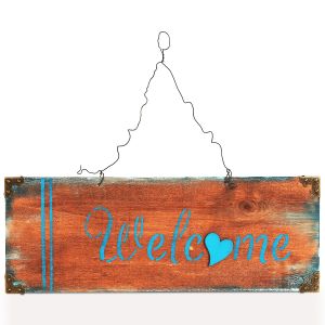 Vintage Welcome door decor