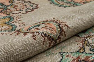 Natural Real Modern Vintage Antique Carpet - 265x147 - Colorful Area Rugs