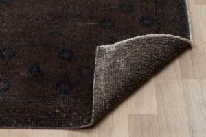 Classic Anatolian Unique Vintage Hand Woven Antique Carpet - 414x298 - Black Area Rugs