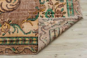 Traditional Pattern Hand Woven Vintage Rug - 252x166 - Colorful Area Rugs