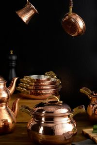 Copper Pot 17 cm - 26x17 - Copper Saucepans & Saucepots