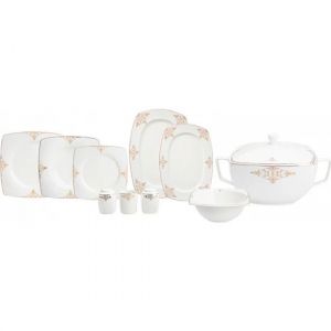 60 Piece Luxurious Square Dinnerware, Service for 12