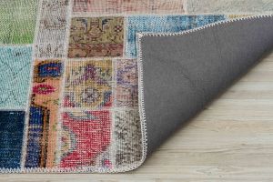 Custom Patchwork Carpet With Unique Beauty - 230x160 - Colorful Area Rugs, Wool Area Rugs