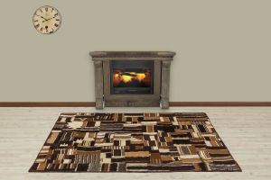 Modern Unique Special Patchwork Carpet - 180x120 -  Area Rugs, Wool Area Rugs
