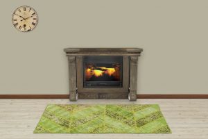 Custom Patchwork Carpet With Classic Modern - 150x80 -  Area Rugs, Wool Area Rugs