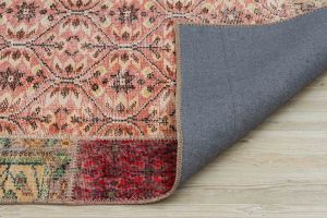 Antiqued Hand Woven Patchwork Carpet  - 240x170 - Colorful Hand Woven Rugs, Wool Hand Woven Rugs