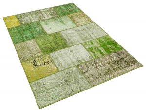 Classic Modern Tumbled Patchwork Rug - 120 x180 cm - Colorful Rugs & Carpets, Wool Rectangular Rugs 